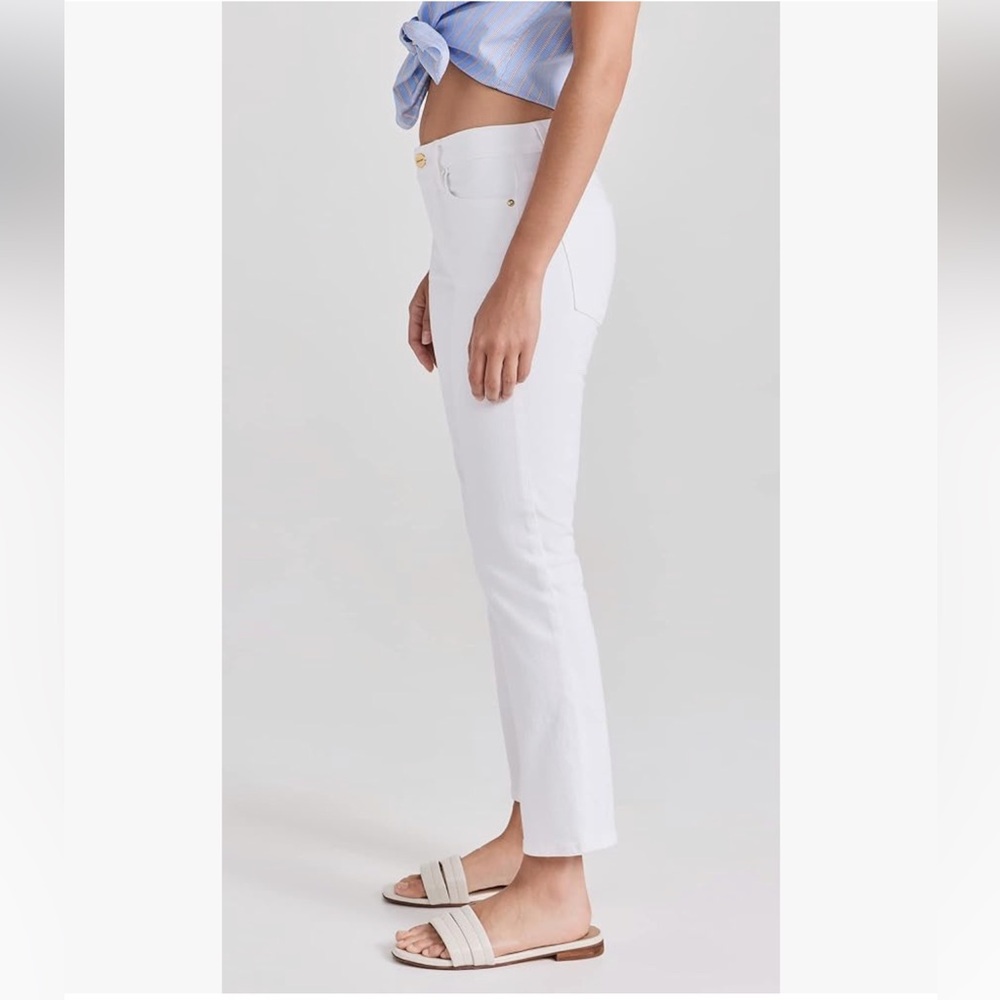 Frame Denim White Ankle & Cropped Jeans - Picture 4 of 5